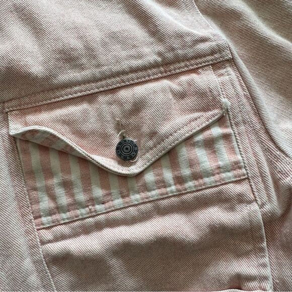 MBD by Bitterman Vintage 80s Pink Denim Jacket Size Medium - Picture 6 of 10